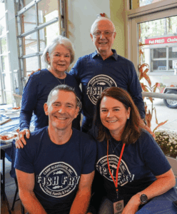 Elizabeth Glasbrenner and Family at Fish Fry